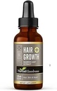 Wzrost włosów Plus 1oz - Bambus Hair Product for Women and Men for Hair Growth with Collagen Supplements, Keratin - Włosy skóry i paznokci Witaminy dla wszystkich typów włosów -1 Butelka
