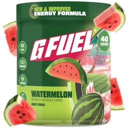 G paliwo Arbuz energia napój proszek, przed treningiem kofeiny mieszanki do gry, bezcukrowe Amino, Witamina + przeciwutleniacze, 9.9oz (Arbuz, 40 Słupki)