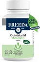 FREEDA Multivitamin – Quintabs-M with Iron – Kosher Multi Vitamins Supplements for Women Health - Multivitamins for Women & Iron-Deficient Men Adult Vitamins Multivitamin (100)