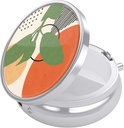 Nipichsha Pill Box, Mały piórnik do torebki i kieszeni, Cute Travel Medicine Organizator, Przenośny pojemnik na leki do przechowywania witamin, Medycyna, Olej rybny i suplement, Rośliny tropikalne