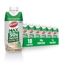 BOOST MAX protein shakes gotowy do picia - 30g wysoki poziom protein shake - Vanilla ↓ 124; Napoje odżywcze do wspomagania odzyskiwania mięśni po ćwiczeniach, 26 witamin i minerałów, 1 g cukru, 11 fl oz (opakowanie 18)