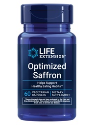 Life Extension Zoptymalizowane Saffron, Saffron Extract, Saffron Supplement, który pomaga zwalczyć potrzebę przekąski, Non-GMO, Gluten- Free, Wegetarianin, 60 Kapsułki wegetariańskie