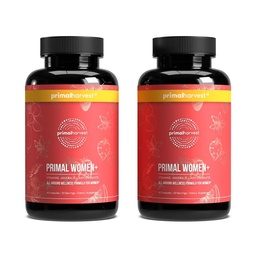 Pierwotne zbiory multiwitaminy dla kobiet Witamina A, Witamina C, Witamina D i E, Witamina B12, B6, Biotin, Suplementy cynku, 60 Kapsułek (Womens 2 Pack)