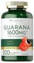 Carlyle Guarana Extract Kapsułki 124; 1600mg 124; 200 Hrabia 124; Naturalnie Ocurring Caepture Supplement Supplement 124; Non-GMO, Gluten Free