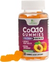 CoQ10 Gummies 100mg - 3X Siła, Wysoka Absorpcja, Suplement przeciwutleniający do wsparcia zdrowia serca i produkcji energii, Ultra Koenzym Q10 Witaminy, Coq 10 Suplementy, Non-GMO - 30 Gummies CoQ10