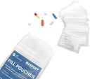 Pouches Pill Pouches, Plastic Pill Bags (Opakowanie 200) - Pocket Travel Pill Baggies - Resealable Zipper Pill Organizer Pouch Bags - 3 "x 2" - Daily Medicine Storage Pouches - Clear w / Napisz na etykiecie