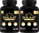 35450MG Pure Shilajit Supplement - Himalayan Organic Shilajit for Men & Women Maximum Potency Shilajit for Enhanced Energy and Immune Support 180 Veggie kapsułki