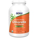 Teraz żywności Suplementy, Organic Chlorella Proszek z naturalnie występującym chlorofilem, beta- karotenem, mieszanymi karotenoidami, witaminą C, żelazem i białkiem, 1-funt