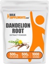 BulkSupplements.com Dandelion Root Extract Powder - Dandelion Root Supplement, Herbal Supplement - Vegan & Gluten Free, 500mg per Serving, 500g (1.1 lbs) (Opakowanie po 1)
