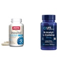 Jarrow Inositol 750mg 100 Veggie Capsules & Life Extension NAC 600mg 60 Capsules Liver & Respiratory Support
