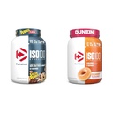 Dimatize ISO100 Proszek z hydrolizowanego białka, 100% Izolat serwatkowy, 25g białka, 5,5 g BCAA i ISO100 Proszek z hydrolizowanego białka, 100% Izolat serwatkowy, Dunkin 'Glazed Donut Flavor