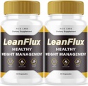Rize laboratoria (2 Pack) LeanFlux - Lean Flux Weight Loss, aby zwiększyć poziomy BAT, Leanflum Recenzje nie-GMO Łatwe do połknięcia pigułek suplementu, Gain Brown Adipose Tissue BurnFat (120 kapsułki)