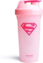 Smartshake Lite Justice League Protein Shaker Butelka 800ml - DC Comics Water Bottle, Leakproof BPA Free Gym Shaker And Protein Powder (Supergirl)