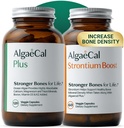 ALGAECAL Bone Builder Pack - Plant Based Calcium Supplement & Stront - Organic Calcium 750mg with witaminy D3 1600 IU, Witamina K2, Magnez, 16 Nutrigents for Bone Health & Density (1- Month Supply)