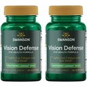 Swanson Vision Defense Antioxidant Vision Health Supplement Lutein Zeaxanthin Astaxanthin Broccoli Extract Bilberry Extract 60 Softgels Sgels (2 Pack)