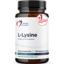 Designs for Health L- Lysine HCL Pills 1500mg - Amino Acid Lysine Hydrochloride Nutritional Supplement for Dorothy - Immune + Bone Health Support - Vegan + Non-GMO (120 kapsułki)