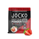 Jocko Paliwo Mölk Białko serwatki Proszek 22g Niski cukier Monk Fruit Mieszanka - Odzysk mięśni i wzrost, Opakowania maja Wary (27 Słupki, Truskawka Milkshake)