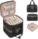 Bagaż do przechowywania butelek z filtrem Yarwo, 3 layers Medicine Travel Case Puste z Demountable Design i Dividers for Pills, Eliksiry, Witaminy i awaryjne pierwszej pomocy Dostawy, Czarny (PATENT DESIGN)