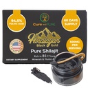 Cure wid Pure Himalayan Shilajit dla mężczyzn i kobiet - 94,5% Fulvic Acid Resin, 500 mg 60 Servings - USA Lab- Tested Organic Adaptogen for Energy, Vitality & Hormonal Balance