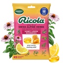 Ricola miód cytryna z Echinacea Kaszel Drops, 45 Hrabia, Pyszne Gardło ulgi i pielęgnacji, Anonimowe, naturalnie aromatyczne