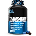 EVL Termogeniczne tłuszcz Burner Support - Szybkie działanie Weight Loss Energy i Apetite Support - Trans4orm Green Tea Supplement for Men and Women - 60 Służenie