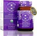 Ekstrakt organiczny Boswellia Kapsułki - Boswellia Serrata Extract Kapsułki 124; USDA Suplement organiczny Baseball 124; 5: 1 Ekstrakt Baseball 124; Max Siła 75% Boswellic Acid Acid 124; Boswellia Complex Baseball 124; 60 Vegan Boswellia Capsules