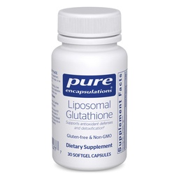 Pure Encapsulations Liposomal Glutathione - Immune Support & Liver Detox * - Antioksydant Protection - with Setria Glutathione - Non-GMO - 30 Softgel kapsułki
