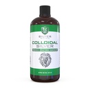 Wzmocniona koloidalna srebrna płynna suplement wsparcia immunologicznego - 30ppm Czysta i Naturalna Woda Silver Structured - Organic Colloidal Silver Solution - 16 Oz Bottle (1 Pack)