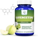 Quercetin 1000Mg 200 Kapsułki wegetariańskie Suplement dietetyczny (Non-GMO, Gluten Free) Naturalne bioflawonoidy Wspomaga zdrowie układu sercowo-naczyniowego, zdrowie układu oddechowego, Wsparcie odporności i zdrowego starzenia się Made in USA
