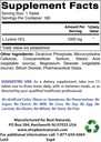 Najlepsi naturalni L- Lyzyna 1000mg & Witamina C 1000 mg
