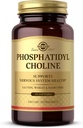 Solgar Fosfatydylocholina, 100 Softgels - Promowanie Zdrowej Funkcji Kognitywnej - derived From Lecithina - Zawiera Choline dla Neurotransmiter Acetylocholina - Gluten Free, Dairy Free - 50 Sługi
