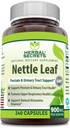 Tajemnice ziołowe Nettle Leaf 900 Mg Per serving 240 Suplement kapsułki - Podtrzymuje Trakt moczowy i prostata -Wspiera górne zdrowie oddechowe