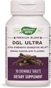Nature 's Way DGL ULTRA 10: 1 Dodatkowa siła, 75 mg na porcję, Niemiecki czekoladowy aromat, 90 Chewables, Opakowanie 2 (Opakowania maja Vary)