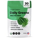 Komplement Codzienne Zielone Proszek, Super Zielone Proszek Superfood- WholeFoods, Organiczny Chlorella Proszek, Sok z trawy Barley, Broccoli Sprouts - Wsparcie immunologiczne, Zdrowie mózgu, Detox- 30 Słupki