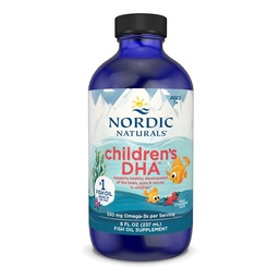 Nordic Naturals Children 's DHA, Truskawka - 8 oz dla dzieci - 530 mg Omega-3 z EPA & DHA - Rozwój mózgu i funkcje - Non-GMO - 96 Służenie
