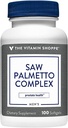 Saw Palmetto Complex 160mg - Suplement do zdrowia prostaty, Łatwe do połykania Softgels (100 Softgels) przez Witamina Shoppe
