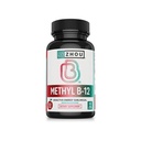 Zhou Metyl B12 - Metyl B- 12 Suplement dla Kobiet i Mężczyzn, Witamina B12 5000 mcg, Wegańskie Przyjazne, Energia komórkowa i Nerwy Wsparcie funkcji, Metylkobalamina - 60 Micro Lozenges