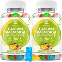 Suplement cynku z magnezem wapnia z witaminą D3, Gummeje wapnia bez cukru dla kobiet, Gummeje magnezu o dużej mocy dla kości i mięśni i zdrowia immunologicznego, Mieszane aromaty - 120