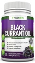 Czarny olej porzeczkowy - 1000 Mg - 180 Softgels - Cold- Pressed Pure Black Seed Oil - Hexane Free - 140mg GLA Per Serving - Reguluje równowagę hormonalną - Wielki dla układu immunologicznego, włosów i skóry