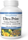 Naturalne czynniki Ultra Prim Wieczór Primrose Oil 1000mg, Naturalne źródło Omega- 6 GLA, 90 Softgels
