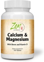 Suplementy Zen - Hi Potency Wapń & Magnez z D3 & Boron do zwiększonej absorpcji, Wspiera zdrowie kości i gęstości kości 100- Tabs