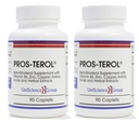 Pros- TEROL (2 Butelki), Prostate Relief z 900 mg Steroli roślinnych z nasion dyni, Pieczenie korzeń siatkówki, Ginger Root, Licorice Korzeń ekstrakty 90 Kaplety