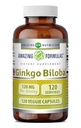 Amazing Formulas Ginkgo Biloba 120 Mg Suplement 120 Kapsuły 124; Standardowy do zawartości 24% Ginkgo Flavone Glikozydy 124; Non-GMO Biloba 124; Gluten Free 124; Made in USA