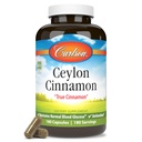 Carlson - Ceylon Cynamon, suplementy cynamonu, 500 mg, Cynamon Extract Pills, Ceylon Cynamon Kapsułki, 180 kapsułek