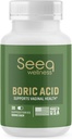 Boric Acid Suppositories for Women - Helps Support Odor Control and Balance Vaginal PH, Made in USA - 30 Count