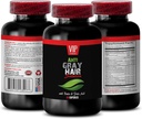 Najlepsi Naturals Anti Gray Hair - Anti Gray Hair for Men and Women - GET Your Style Back - Powstrzymuje Szarą zmianę Włosów - katalazę na Szare Włosy - Anti Gray Hair Supplement - Support Hair Vitamin 1Bot 60Caps