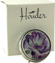 Designer Pill Box by Houder - Dekoracyjny pill Case z pudełkiem na prezenty - Nosić swoje leki w stylu (fioletowy kwiat)