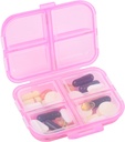 Travel Pill Organizator Małe 8 Komory gridowe Pill Holder Box - Przenośny pojemnik na leki - Codzienne Cotygodniowy Organizator Lekarstwa