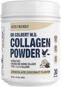 Dr. Colbert, MD Hydrolyzed Collagen Powder | Chocolate Coconut Flavor | by Divine Health | Type I, II, III Collagen | Support Healthy Hair, Skin, Nails and Joints | Keto Zone | 630g | 30 Servings