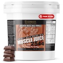 Ultimate Nutrition Muscle Juice, Weight Gain Drink Mix - Mass Gainer Workout Proszek dla mężczyzn i kobiet - Suplement do Lean Muscle Growth & Immune Support z 55 g białka - Czekolada, 10.45lb